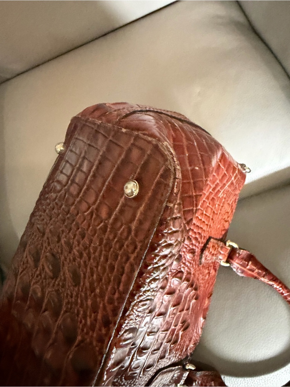 Brahmin Brooke Crocodile/Alligator Tote - Picture 3 of 7